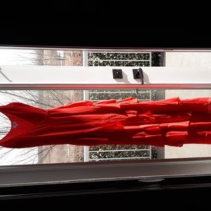 BN LPA wrap around red dress